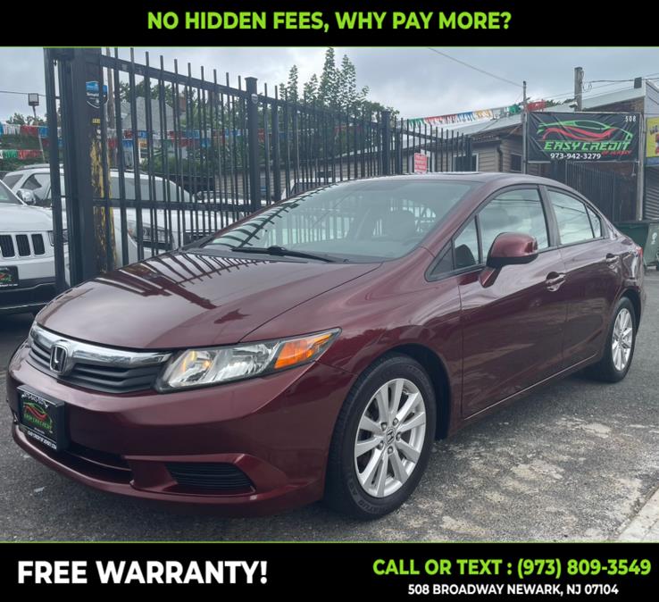 Used Honda Civic Sdn 4dr Auto EX-L w/Navi 2012 | Easy Credit of Jersey. NEWARK, New Jersey