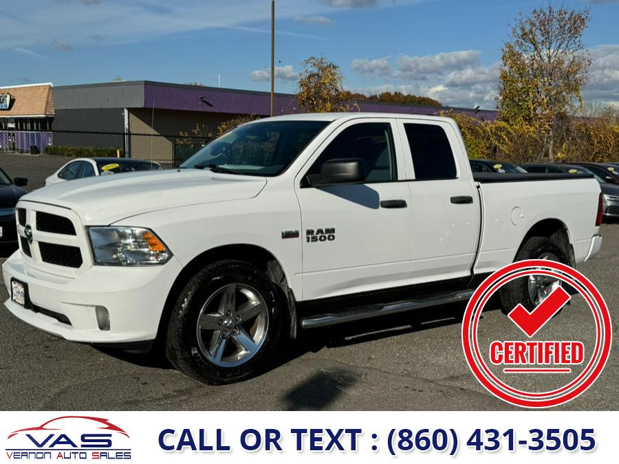 2016 Ram 1500 4WD Quad Cab 140.5" Express, available for sale in Manchester, Connecticut | Vernon Auto Sale & Service. Manchester, Connecticut 2016 Ram 1500 4WD Quad Cab 140.5" Express, available for sale in Manchester, Connecticut | Vernon Auto Sale & Service. Manchester, Connecticut