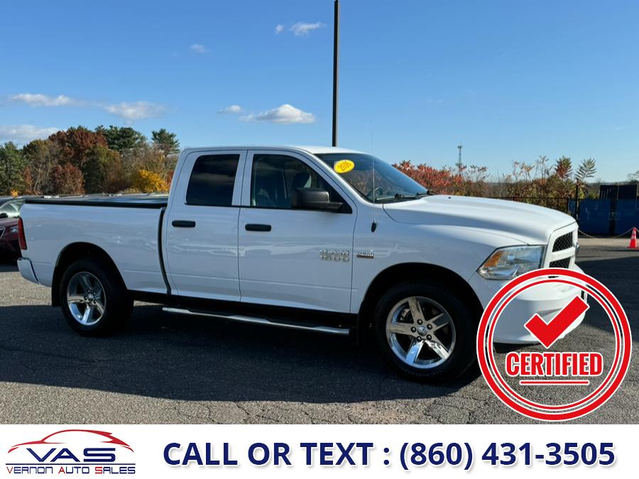 2016 Ram 1500 4WD Quad Cab 140.5" Express, available for sale in Manchester, Connecticut | Vernon Auto Sale & Service. Manchester, Connecticut 2016 Ram 1500 4WD Quad Cab 140.5" Express, available for sale in Manchester, Connecticut | Vernon Auto Sale & Service. Manchester, Connecticut