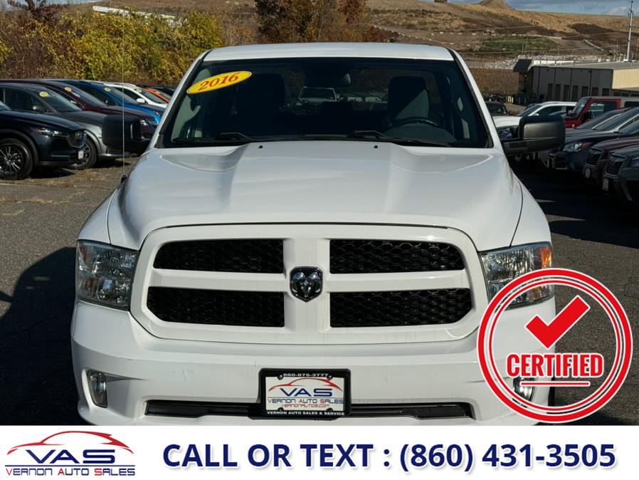 2016 Ram 1500 4WD Quad Cab 140.5" Express, available for sale in Manchester, Connecticut | Vernon Auto Sale & Service. Manchester, Connecticut 2016 Ram 1500 4WD Quad Cab 140.5" Express, available for sale in Manchester, Connecticut | Vernon Auto Sale & Service. Manchester, Connecticut