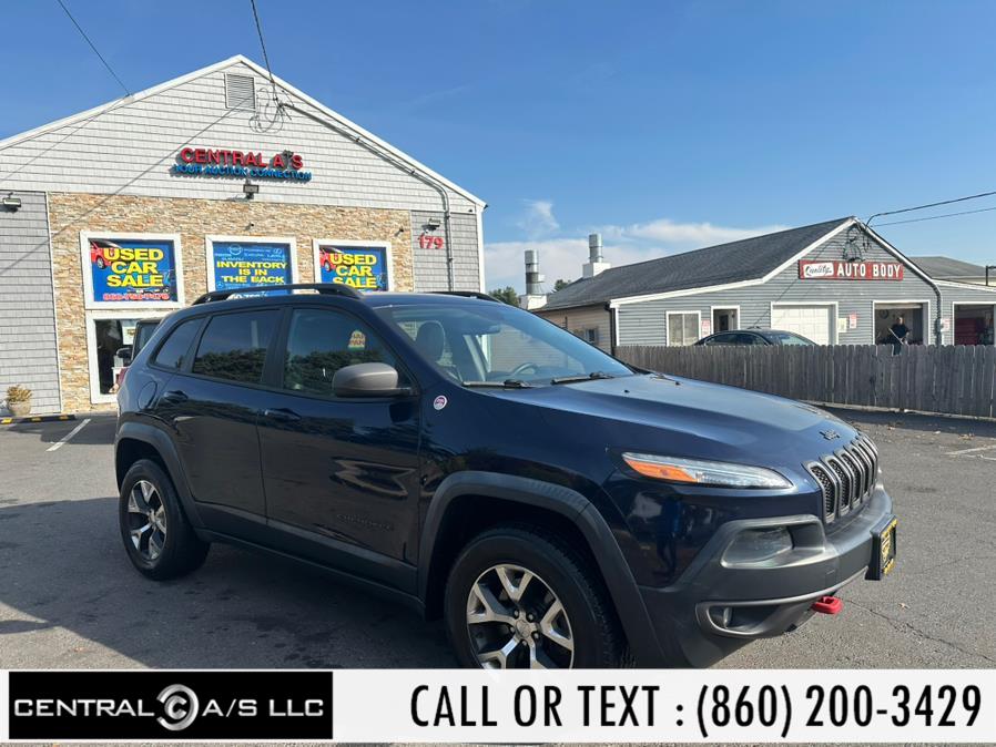 2014 Jeep Cherokee 4WD 4dr Trailhawk, available for sale in East Windsor, Connecticut | Central A/S LLC. East Windsor, Connecticut