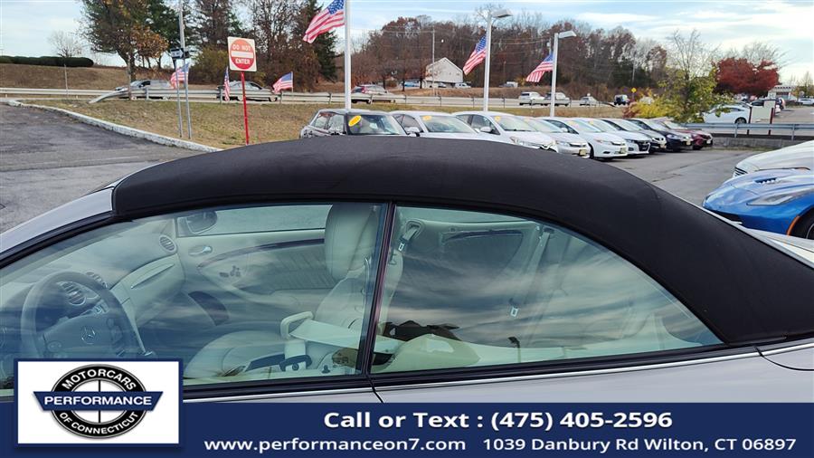 2007 Mercedes-Benz CLK-Class 2dr Cabriolet 3.5L, available for sale in Wilton, Connecticut | Performance Motor Cars Of Connecticut LLC. Wilton, Connecticut 2007 Mercedes-Benz CLK-Class 2dr Cabriolet 3.5L, available for sale in Wilton, Connecticut | Performance Motor Cars Of Connecticut LLC. Wilton, Connecticut