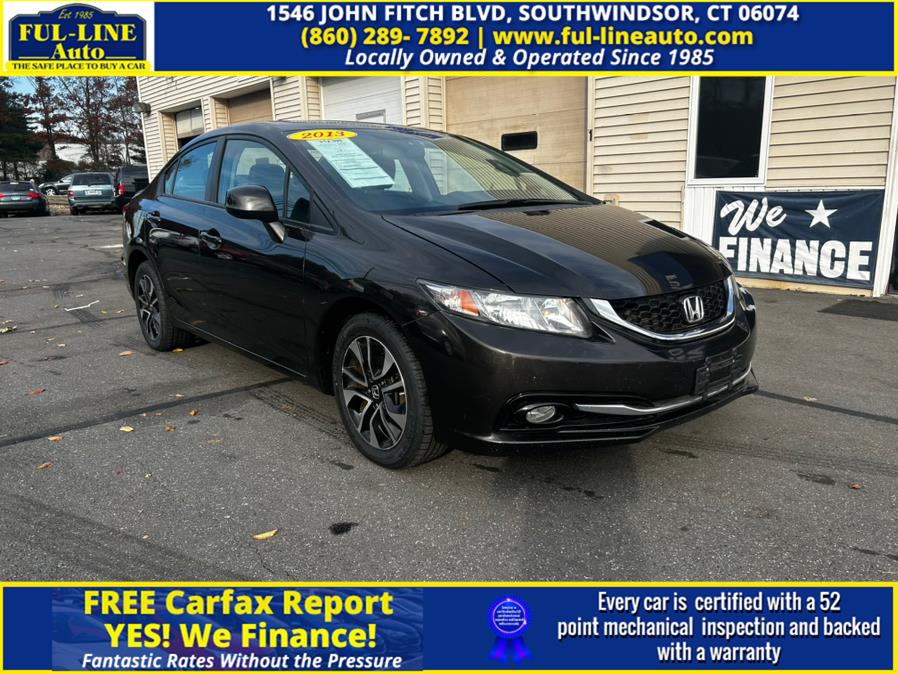 Used 2013 Honda Civic Sdn in South Windsor , Connecticut | Ful-line Auto LLC. South Windsor , Connecticut