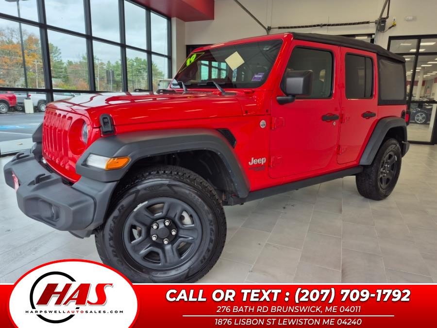 Used 2019 Jeep Wrangler Unlimited in Brunswick, Maine | Harpswell Auto Sales Inc. Brunswick, Maine