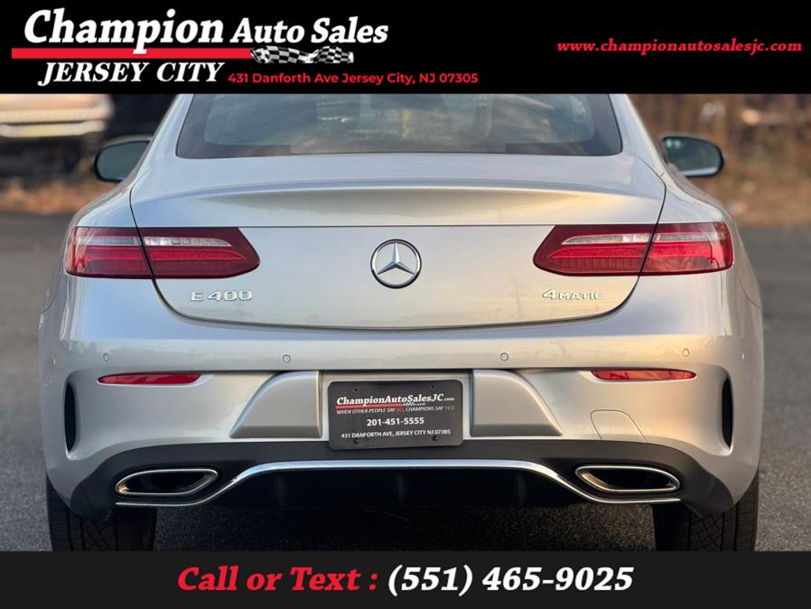 2018 Mercedes-Benz E-Class E 400 4MATIC Coupe, available for sale in Jersey City, New Jersey | Champion Auto Sales. Jersey City, New Jersey 2018 Mercedes-Benz E-Class E 400 4MATIC Coupe, available for sale in Jersey City, New Jersey | Champion Auto Sales. Jersey City, New Jersey