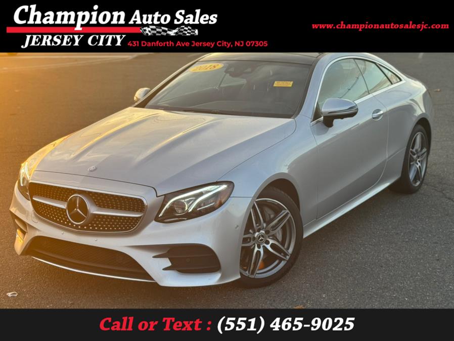 2018 Mercedes-Benz E-Class E 400 4MATIC Coupe, available for sale in Jersey City, New Jersey | Champion Auto Sales. Jersey City, New Jersey 2018 Mercedes-Benz E-Class E 400 4MATIC Coupe, available for sale in Jersey City, New Jersey | Champion Auto Sales. Jersey City, New Jersey