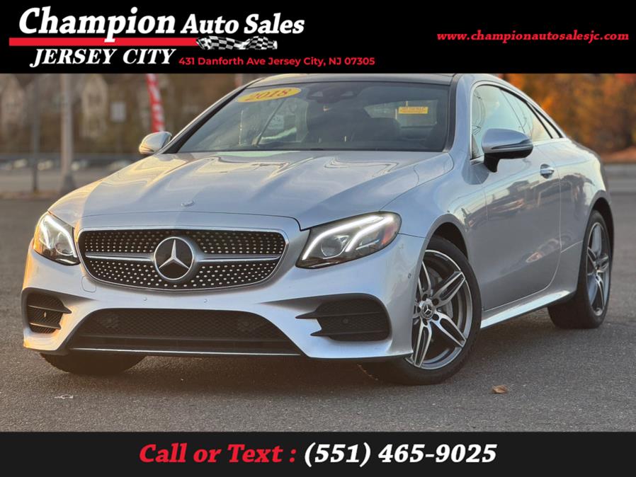 Used 2018 Mercedes-Benz E-Class in Jersey City, New Jersey | Champion Auto Sales. Jersey City, New Jersey