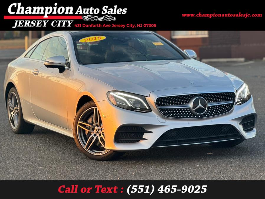 2018 Mercedes-Benz E-Class E 400 4MATIC Coupe, available for sale in Jersey City, New Jersey | Champion Auto Sales. Jersey City, New Jersey 2018 Mercedes-Benz E-Class E 400 4MATIC Coupe, available for sale in Jersey City, New Jersey | Champion Auto Sales. Jersey City, New Jersey