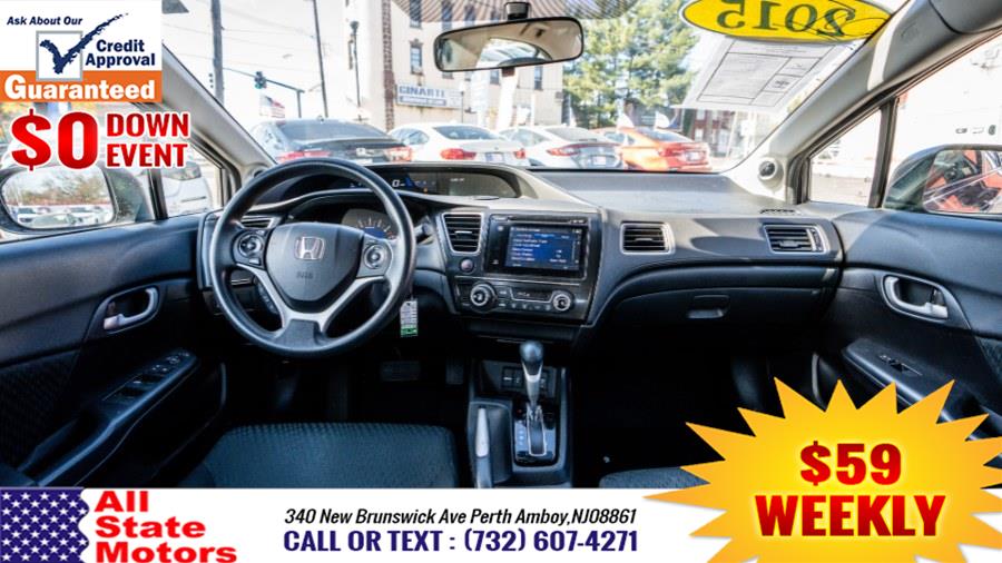 2015 Honda Civic Sedan 4dr CVT SE, available for sale in Perth Amboy, New Jersey | All State Motor Inc. Perth Amboy, New Jersey 2015 Honda Civic Sedan 4dr CVT SE, available for sale in Perth Amboy, New Jersey | All State Motor Inc. Perth Amboy, New Jersey