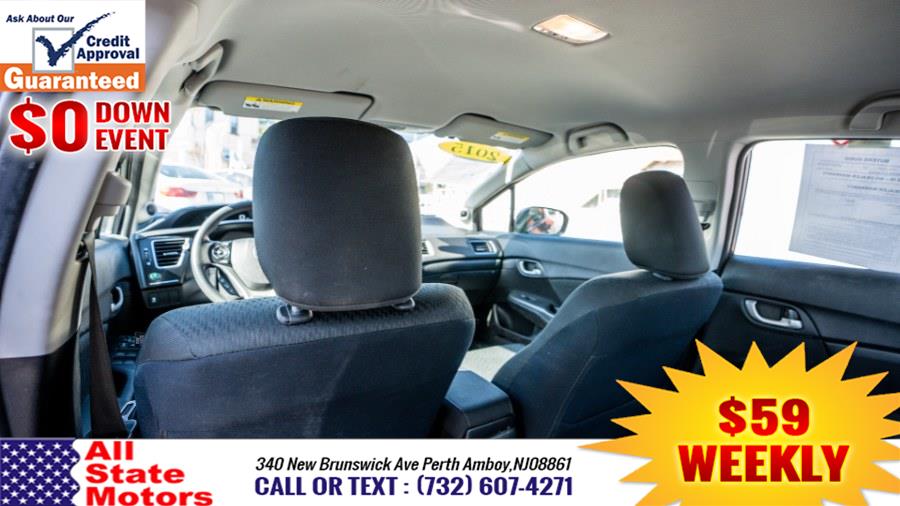 2015 Honda Civic Sedan 4dr CVT SE, available for sale in Perth Amboy, New Jersey | All State Motor Inc. Perth Amboy, New Jersey 2015 Honda Civic Sedan 4dr CVT SE, available for sale in Perth Amboy, New Jersey | All State Motor Inc. Perth Amboy, New Jersey