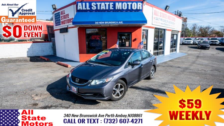 2015 Honda Civic Sedan 4dr CVT SE, available for sale in Perth Amboy, New Jersey | All State Motor Inc. Perth Amboy, New Jersey 2015 Honda Civic Sedan 4dr CVT SE, available for sale in Perth Amboy, New Jersey | All State Motor Inc. Perth Amboy, New Jersey