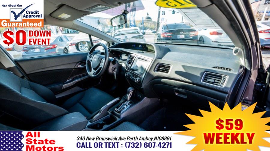 2015 Honda Civic Sedan 4dr CVT SE, available for sale in Perth Amboy, New Jersey | All State Motor Inc. Perth Amboy, New Jersey 2015 Honda Civic Sedan 4dr CVT SE, available for sale in Perth Amboy, New Jersey | All State Motor Inc. Perth Amboy, New Jersey