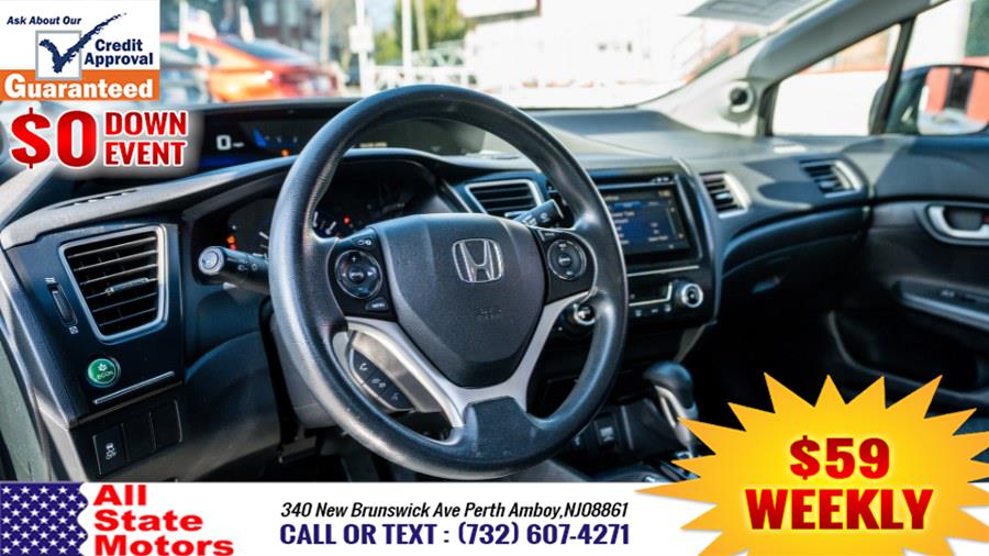 2015 Honda Civic Sedan 4dr CVT SE, available for sale in Perth Amboy, New Jersey | All State Motor Inc. Perth Amboy, New Jersey 2015 Honda Civic Sedan 4dr CVT SE, available for sale in Perth Amboy, New Jersey | All State Motor Inc. Perth Amboy, New Jersey
