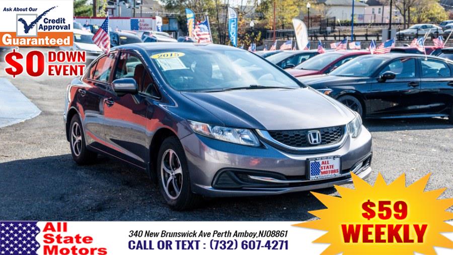 2015 Honda Civic Sedan 4dr CVT SE, available for sale in Perth Amboy, New Jersey | All State Motor Inc. Perth Amboy, New Jersey 2015 Honda Civic Sedan 4dr CVT SE, available for sale in Perth Amboy, New Jersey | All State Motor Inc. Perth Amboy, New Jersey