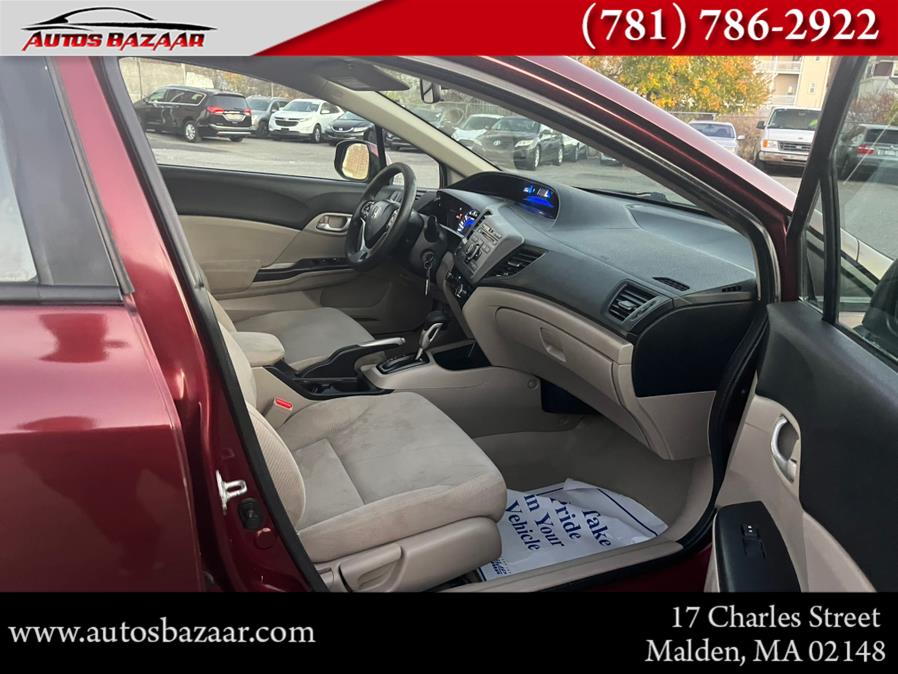 2012 Honda Civic Sdn 4dr Auto LX, available for sale in Malden, Massachusetts | Auto Bazaar. Malden, Massachusetts 2012 Honda Civic Sdn 4dr Auto LX, available for sale in Malden, Massachusetts | Auto Bazaar. Malden, Massachusetts