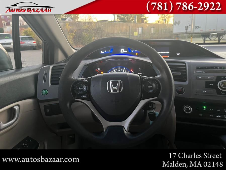 2012 Honda Civic Sdn 4dr Auto LX, available for sale in Malden, Massachusetts | Auto Bazaar. Malden, Massachusetts 2012 Honda Civic Sdn 4dr Auto LX, available for sale in Malden, Massachusetts | Auto Bazaar. Malden, Massachusetts