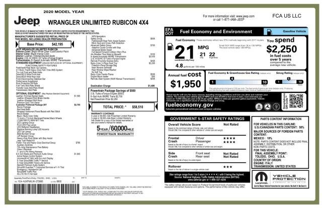2020 Jeep Wrangler Unlimited Recon, available for sale in Maple Shade, New Jersey | Car Revolution. Maple Shade, New Jersey 2020 Jeep Wrangler Unlimited Recon, available for sale in Maple Shade, New Jersey | Car Revolution. Maple Shade, New Jersey