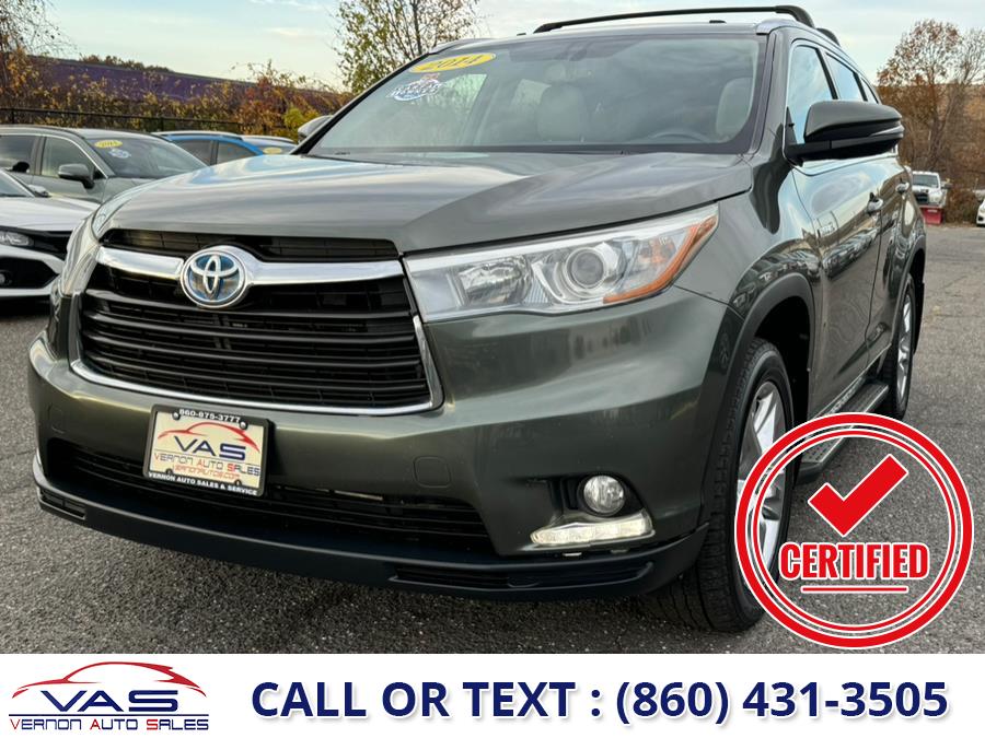 Used 2014 Toyota Highlander Hybrid in Manchester, Connecticut | Vernon Auto Sale & Service. Manchester, Connecticut