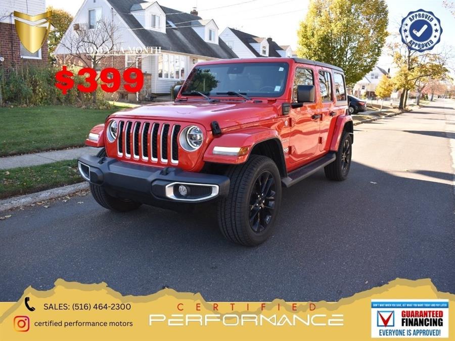 Used Jeep Wrangler Unlimited Sahara 4xe 2021 | Certified Performance Motors. Valley Stream, New York