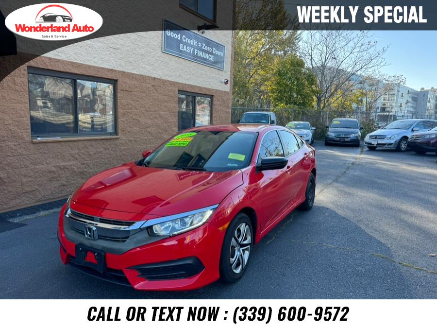 2018 Honda Civic Sedan LX CVT, available for sale in Revere, Massachusetts | Wonderland Auto. Revere, Massachusetts