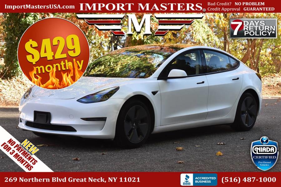 Used 2021 Tesla Model 3 in Great Neck, New York | Camy Cars. Great Neck, New York