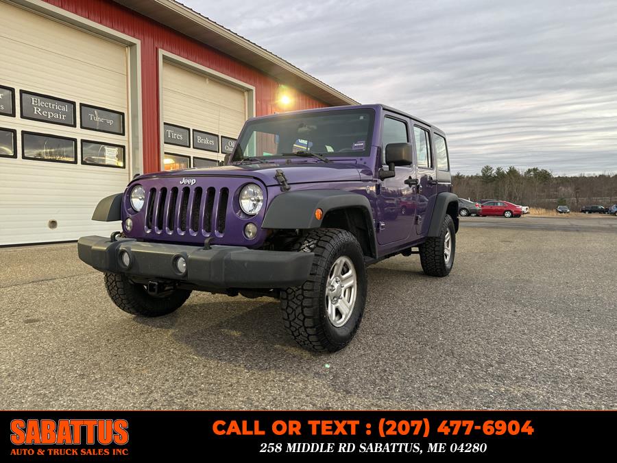 Used 2018 Jeep Wrangler JK Unlimited in Sabattus, Maine | Sabattus Auto and Truck Sales Inc. Sabattus, Maine