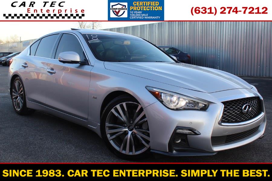 Used 2018 INFINITI Q50 in Deer Park, New York | Car Tec Enterprise Leasing & Sales LLC. Deer Park, New York