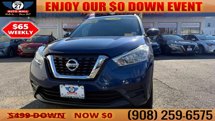 2020 Nissan Kicks SV Sport Utility 4D, available for sale in Linden, New Jersey | Route 27 Auto Mall. Linden, New Jersey 2020 Nissan Kicks SV Sport Utility 4D, available for sale in Linden, New Jersey | Route 27 Auto Mall. Linden, New Jersey