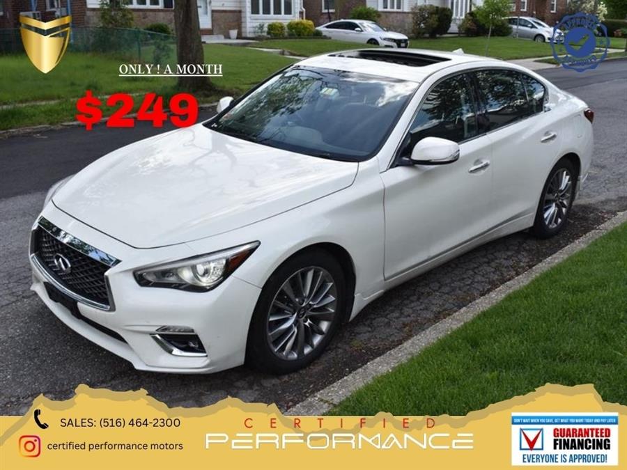 Used Infiniti Q50 3.0t LUXE 2018 | Certified Performance Motors. Valley Stream, New York