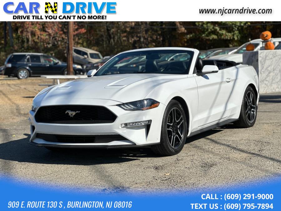 2018 Ford Mustang EcoBoost Premium Convertible, available for sale in Burlington, New Jersey | Car N Drive. Burlington, New Jersey