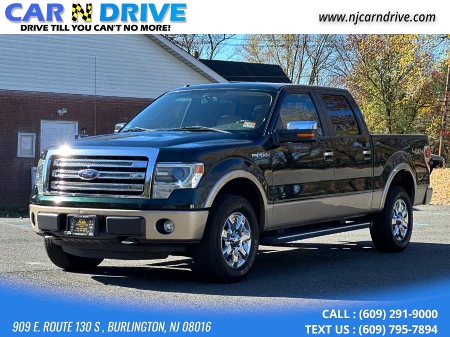 2013 Ford F-150 Lariat SuperCrew 6.5-ft. Bed 4WD, available for sale in Burlington, New Jersey | Car N Drive. Burlington, New Jersey