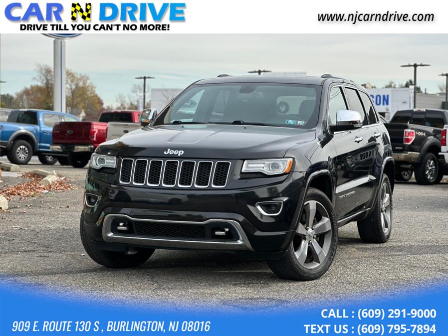 2015 Jeep Grand Cherokee Overland 4WD, available for sale in Burlington, New Jersey | Car N Drive. Burlington, New Jersey