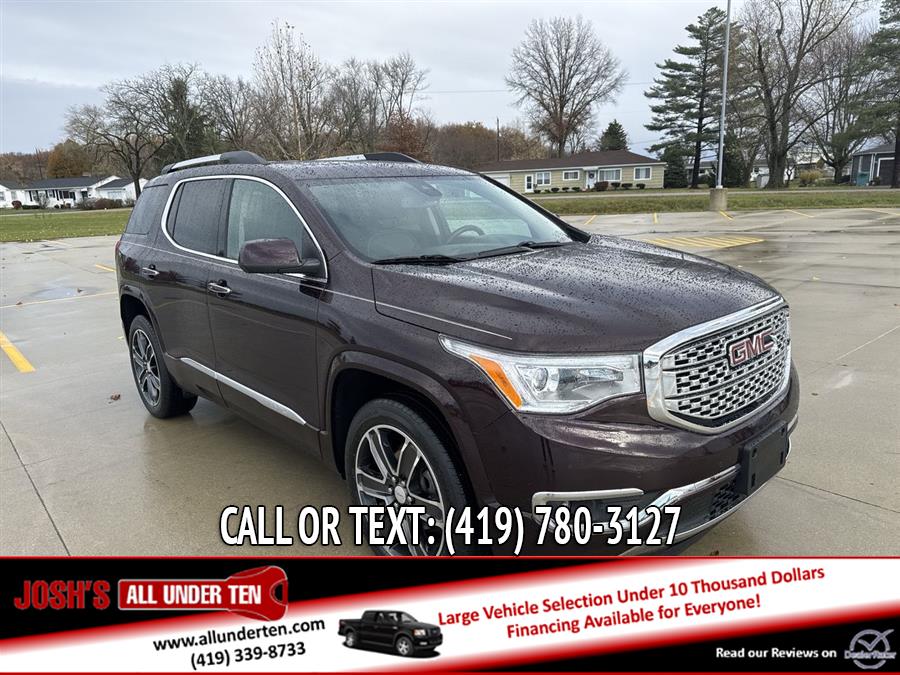 2018 GMC Acadia Denali, available for sale in Elida, Ohio | Josh's All Under Ten LLC. Elida, Ohio