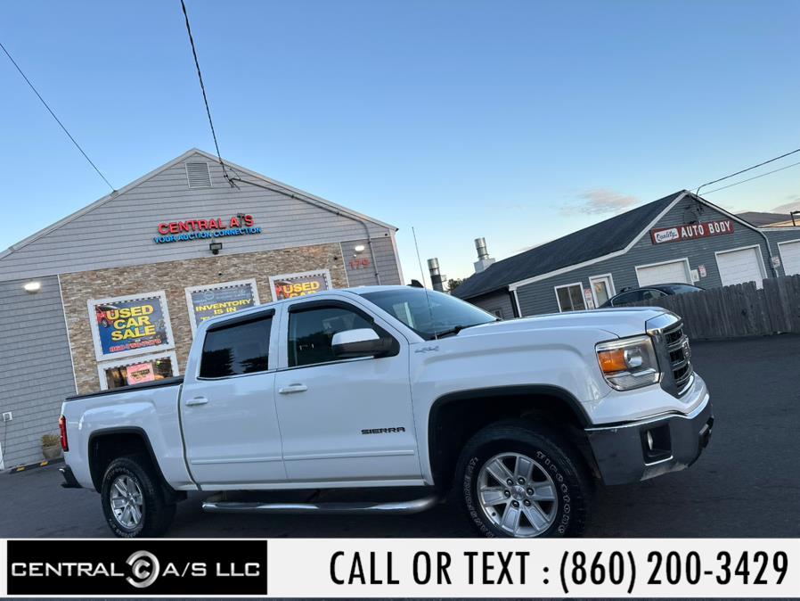 2015 GMC Sierra 1500 4WD Crew Cab 143.5" SLE, available for sale in East Windsor, Connecticut | Central A/S LLC. East Windsor, Connecticut