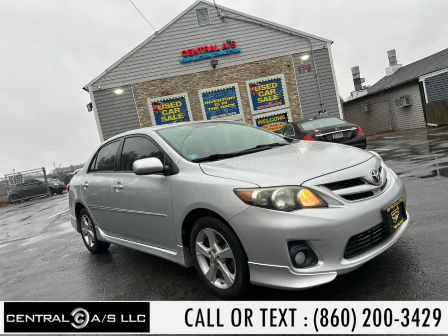 2013 Toyota Corolla 4dr Sdn Auto S (Natl), available for sale in East Windsor, Connecticut | Central A/S LLC. East Windsor, Connecticut