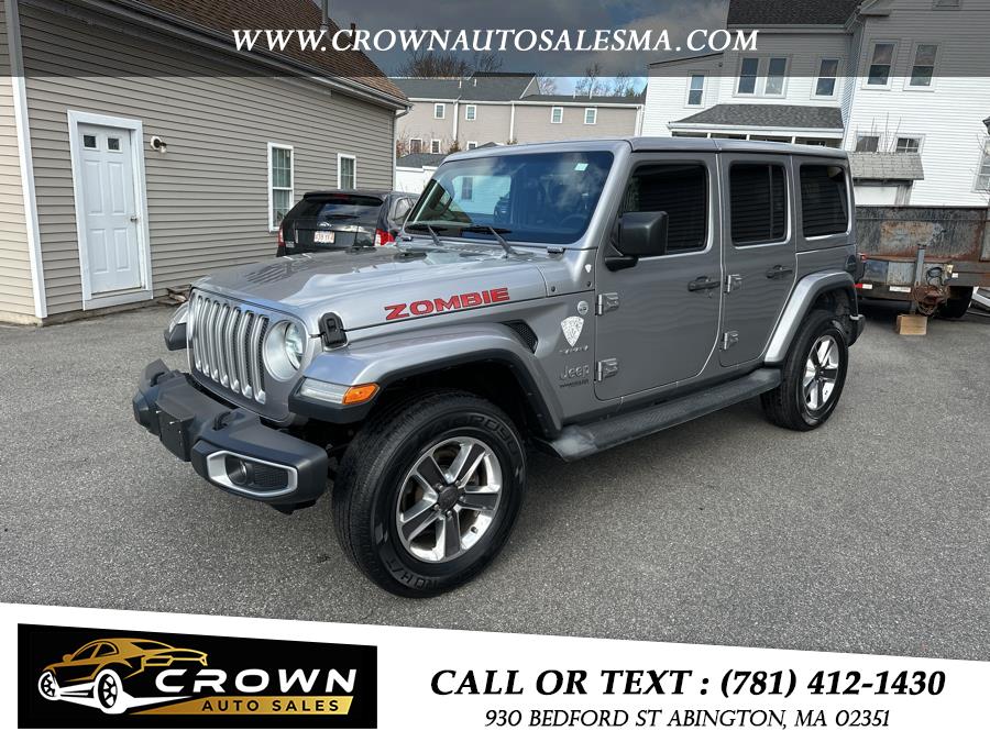 2019 Jeep Wrangler Unlimited Sahara 4x4, available for sale in Abington, Massachusetts | Crown Auto Sales. Abington, Massachusetts