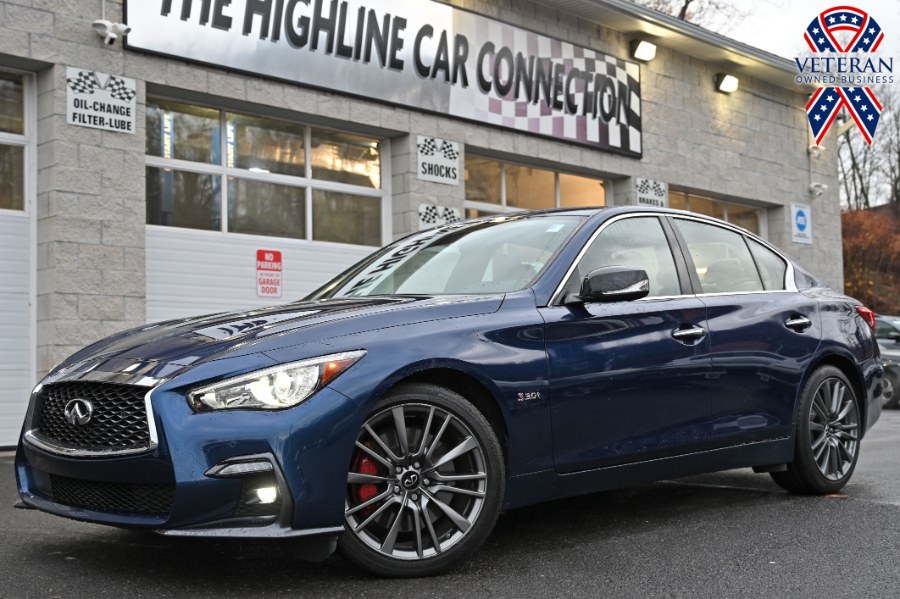 Used INFINITI Q50 RED SPORT 400 AWD 2020 | Highline Car Connection. Waterbury, Connecticut