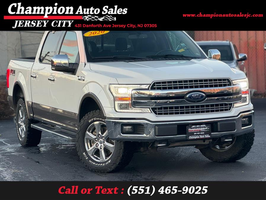 2020 Ford F-150 LARIAT 4WD SuperCrew 5.5'' Box, available for sale in Jersey City, New Jersey | Champion Auto Sales. Jersey City, New Jersey 2020 Ford F-150 LARIAT 4WD SuperCrew 5.5'' Box, available for sale in Jersey City, New Jersey | Champion Auto Sales. Jersey City, New Jersey