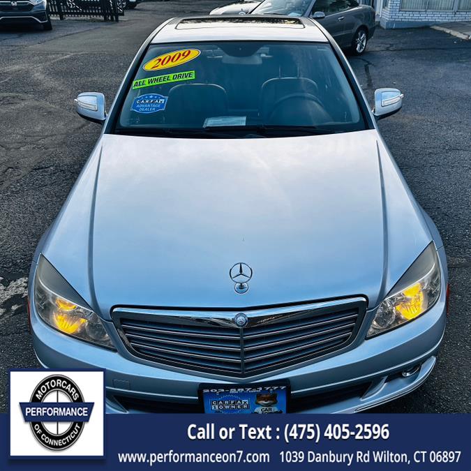 2009 Mercedes-Benz C-Class 4dr Sdn 3.0L Sport 4MATIC, available for sale in Wilton, Connecticut | Performance Motor Cars Of Connecticut LLC. Wilton, Connecticut 2009 Mercedes-Benz C-Class 4dr Sdn 3.0L Sport 4MATIC, available for sale in Wilton, Connecticut | Performance Motor Cars Of Connecticut LLC. Wilton, Connecticut