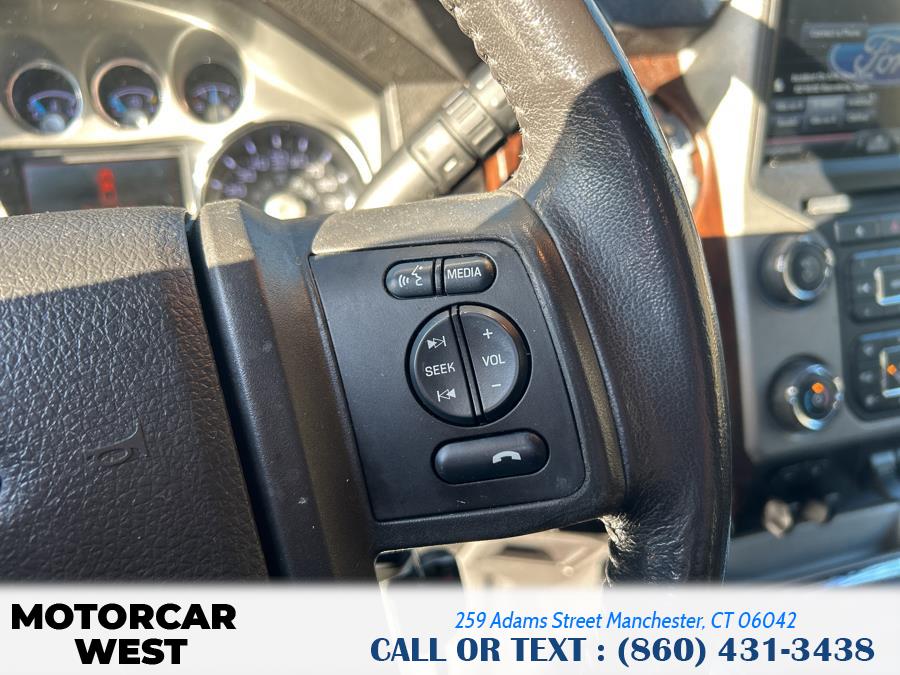 2016 Ford Super Duty F-250 SRW 4WD Crew Cab 172" Lariat, available for sale in Manchester, Connecticut | Motorcar West. Manchester, Connecticut 2016 Ford Super Duty F-250 SRW 4WD Crew Cab 172" Lariat, available for sale in Manchester, Connecticut | Motorcar West. Manchester, Connecticut