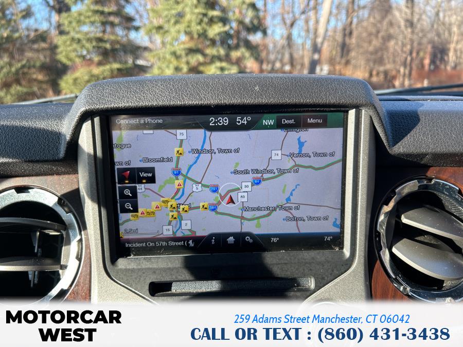 2016 Ford Super Duty F-250 SRW 4WD Crew Cab 172" Lariat, available for sale in Manchester, Connecticut | Motorcar West. Manchester, Connecticut 2016 Ford Super Duty F-250 SRW 4WD Crew Cab 172" Lariat, available for sale in Manchester, Connecticut | Motorcar West. Manchester, Connecticut