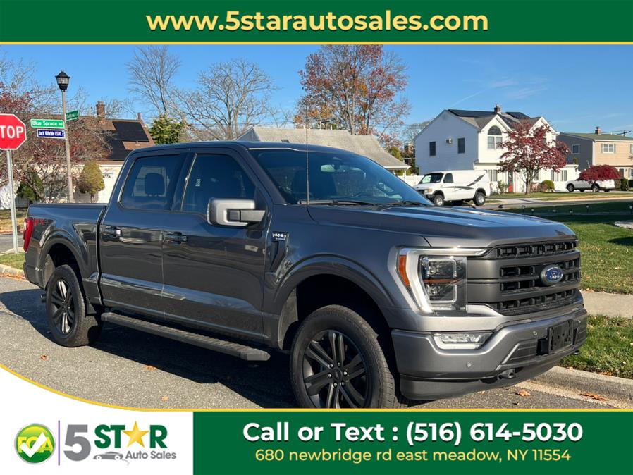 2022 Ford F-150 LARIAT 4WD SuperCrew 5.5'' Box, available for sale in East Meadow, New York | 5 Star Auto Sales Inc. East Meadow, New York 2022 Ford F-150 LARIAT 4WD SuperCrew 5.5'' Box, available for sale in East Meadow, New York | 5 Star Auto Sales Inc. East Meadow, New York