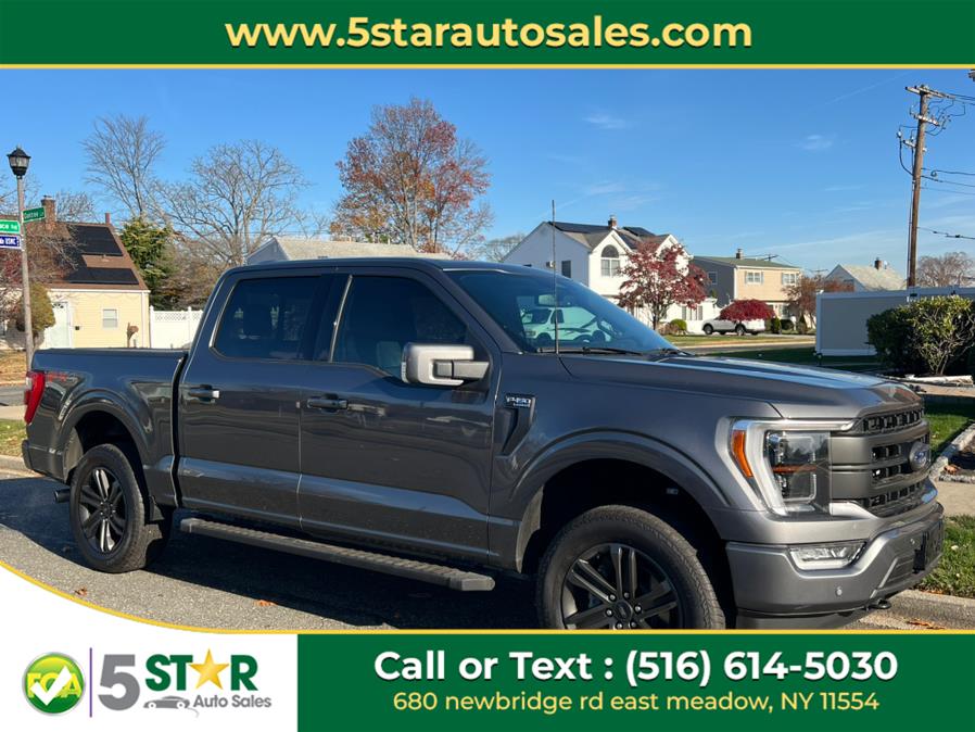 2022 Ford F-150 LARIAT 4WD SuperCrew 5.5'' Box, available for sale in East Meadow, New York | 5 Star Auto Sales Inc. East Meadow, New York 2022 Ford F-150 LARIAT 4WD SuperCrew 5.5'' Box, available for sale in East Meadow, New York | 5 Star Auto Sales Inc. East Meadow, New York