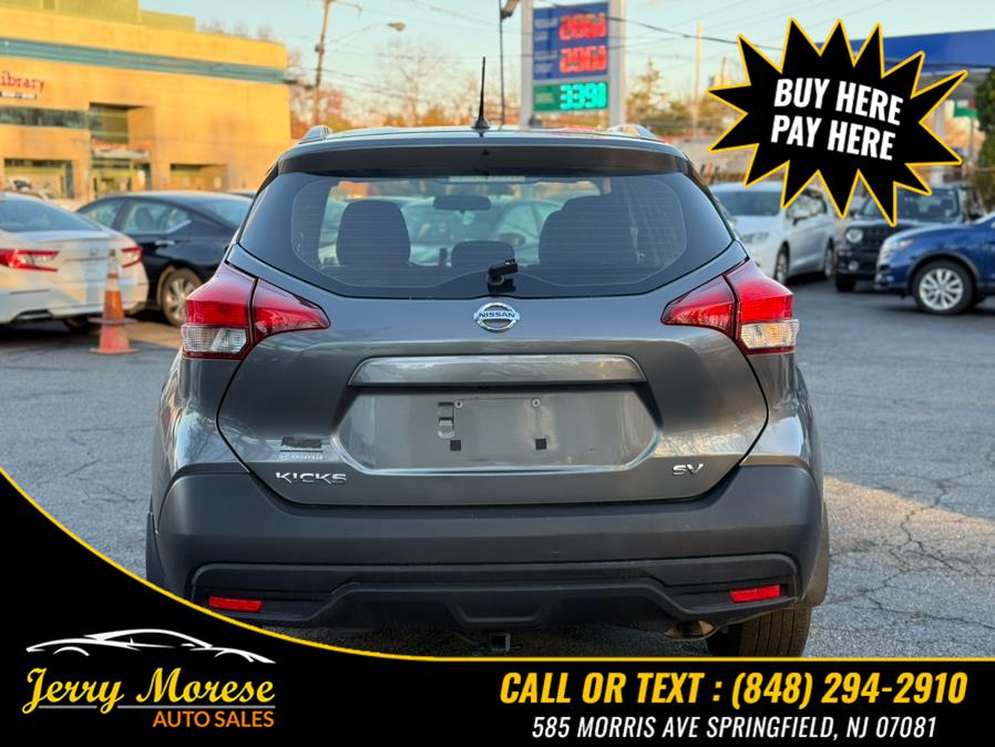 2019 Nissan Kicks SV FWD, available for sale in Springfield, New Jersey | Jerry Morese Auto Sales. Springfield, New Jersey 2019 Nissan Kicks SV FWD, available for sale in Springfield, New Jersey | Jerry Morese Auto Sales. Springfield, New Jersey