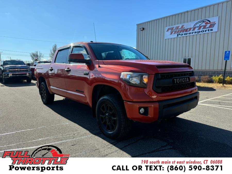 2015 Toyota Tundra 4WD Truck CrewMax 5.7L V8 6-Spd AT TRD Pro (Natl), available for sale in East Windsor, Connecticut | Full Throttle Power Sports LLC. East Windsor, Connecticut