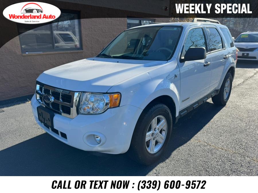 2008 Ford Escape 4WD 4dr I4 CVT Hybrid, available for sale in Revere, Massachusetts | Wonderland Auto. Revere, Massachusetts