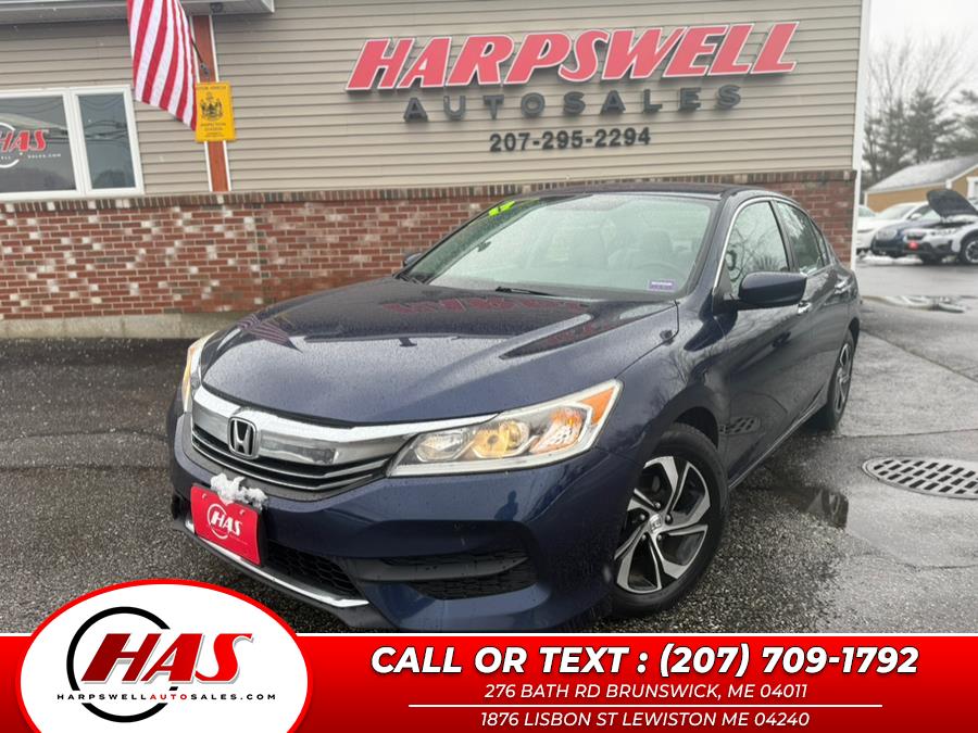 Used 2017 Honda Accord Sedan in Lewiston, Maine | Harpswell Auto Sales Inc. Lewiston, Maine