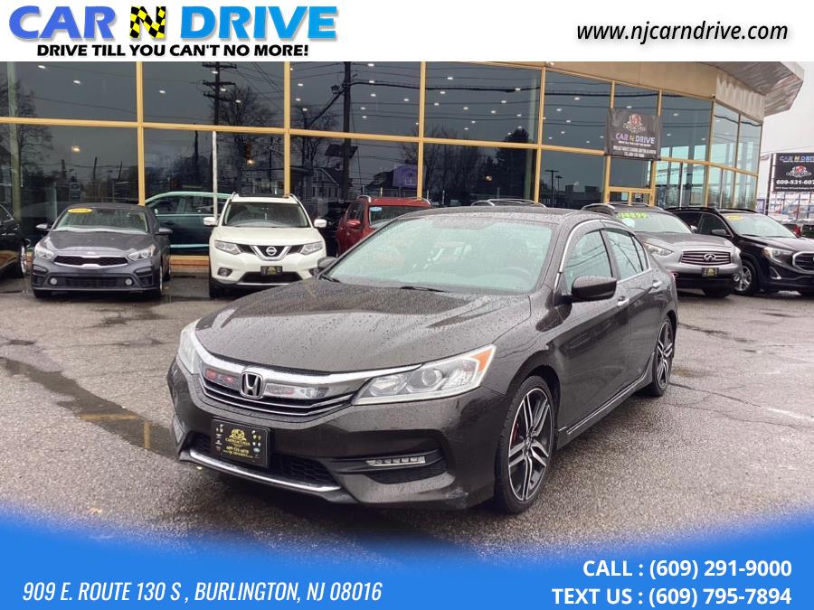 2016 Honda Accord Sport Sedan CVT, available for sale in Burlington, New Jersey | Car N Drive. Burlington, New Jersey