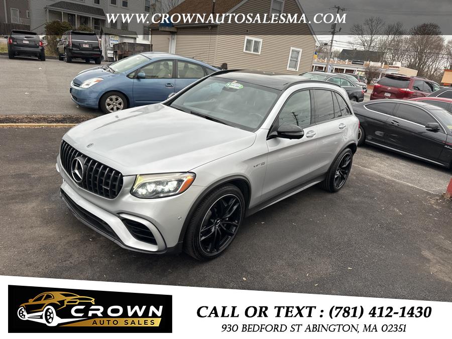 2019 Mercedes-Benz GLC AMG GLC 63 4MATIC+ SUV, available for sale in Abington, Massachusetts | Crown Auto Sales. Abington, Massachusetts