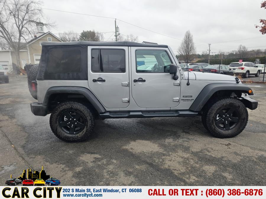 2016 Jeep Wrangler Unlimited 4WD 4dr Sport, available for sale in East Windsor, Connecticut | Car City LLC. East Windsor, Connecticut 2016 Jeep Wrangler Unlimited 4WD 4dr Sport, available for sale in East Windsor, Connecticut | Car City LLC. East Windsor, Connecticut
